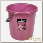 Ведро пластик, 7 л, в ассортименте, хозяйственное, Spin&Clean, Berry Summer, SC1112