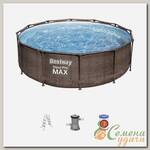 Бассейн каркасный Bestway, 366х100 см, Steel Pro Max, 56709BW, фильтр-насос, лестница, 9150 л