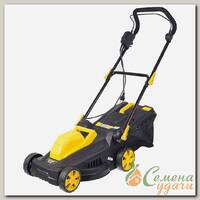 Газонокосилка электрическая, Huter, ELM-1400Т, 38 см, 35 л, 18-65 мм, 1400 Вт, 3200 об/мин, 70/4/6
