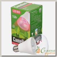 Лампочка светодиодная для растений, E27, 15 Вт, 125 Вт, Camelion, Фито LED15-PL/BIO, 12770