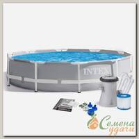 Бассейн каркасный Intex, 305х76 см, Prism Frame, 26702NP, фильтр-насос, 4485 л