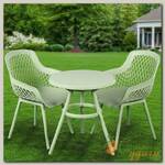 Мебель садовая Green Days, стол, 62.5х70 см, 2 кресла, 730205chair + 730203table
