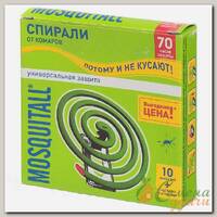 Репеллент от комаров, спираль, Mosquitall, Универсальная защита, 10 шт