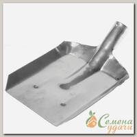 Лопата совковая ЛСП, нержавеющая сталь, 1.5х230х265х330 мм, ПП, 2 ребра жесткости