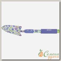 Совок посадочный узкий, 80х450 мм, стальной, удлиненная рукоятка, FLOWER MINT, Palisad, 62044
