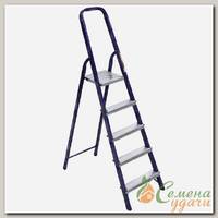 Стремянка 1 секция, 5 ступеней, сталь, 1.03 м, 150 кг, Alumet, М8405