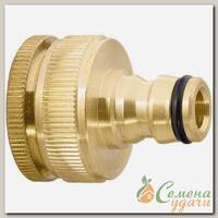 Адаптер латунный, 3/4-1", внутренняя резьба, с переходником, Palisad, 65840"
