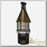 Гриль 1000х1030х2800 мм, 2 мм, 2 подставки, дверцы, решетка, Suomi Grill Ficeplace