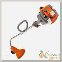 Триммер бензиновый, Husqvarna, 122C, 9667797-01, 0.8 л.с., 21.7 куб.см, 590 Вт, D-ручка, леска, неразборный вал