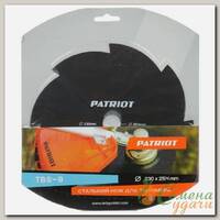 Нож для триммера 8 зубьев, 230 мм, 25.4 мм, 1.6 мм, Patriot, PT-GCB8T