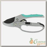 Секатор профф, лезвие 7 см, Zema, Накаба, с храповым механизмом, ZM 3003
