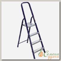 Стремянка 1 секция, 4 ступени, сталь, 0.82 м, 150 кг, Alumet, М8404