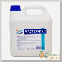 Средство для комплексной обработки воды Маркопул Кемиклс, Мастер-Пул, М21, жидкое средство, бесхлорное, канистра, 3 л