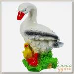Фигурка садовая Два гуся, 34 см, гипс, Л25