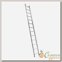 Лестница приставная, 1 секция, 14 ступеней, алюминий, 3.93 м, 150 кг, Alumet, 5114