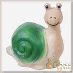 Фигурка садовая Улитка по бургундски, маленькая, 10х13х15 см, НФ-00001790