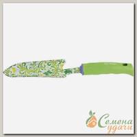 Совок посадочный узкий, 55х320 мм, стальной, пластиковая рукоятка, FLOWER GREEN, Palisad, 62037