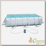 Бассейн каркасный Bestway, 404х201х100 см, 56251BW, фильтр-насос, 6478 л, Ремкомплект, сливной клапан