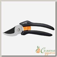 Секатор диаметр реза 18 мм, лезвие плоскостное, Fiskars, Solid P121, рукоятка пластик, 1057160