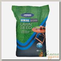 Семена Газон, General Purpose, 10 кг, универсальный, мешок, Johnsons Lawn Seed