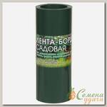 Лента бордюрная для газонов, пластмасса, 30х900 см, зеленая, Гладкая