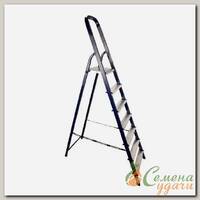 Стремянка 1 секция, 7 ступеней, сталь, 1.45 м, 150 кг, Alumet, М8407