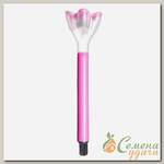 Фонарь садовый Uniel, Pink Сrocus USL-C-420/PT305, на солнечной батарее, грунтовый, пластик, 6х30.5 см, белый свет