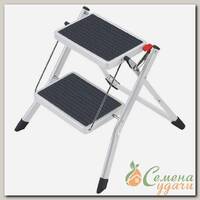 Стремянка 1 секция, 2 ступени, сталь, 0.44 м, 150 кг, Alumet, MV02