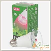 Лампочка светодиодная для роста растений, E27, 10 Вт, Camelion, Фито LED10-PL/BIO, 13241