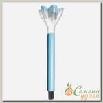 Фонарь садовый Uniel, Blue crocus USL-C-418/PT305, на солнечной батарее, грунтовый, пластик, 6х30.5 см