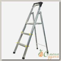Стремянка 1 секция, 3 ступени, металл, 0.65 м, 150 кг, Amigo, ЛС1003