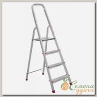 Стремянка 1 секция, 4 ступени, сталь, 0.81 м, 150 кг, Alumet, ZZ404