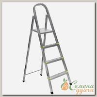 Стремянка 1 секция, 4 ступени, металл, 0.87 м, 150 кг, Amigo, ЛС1004