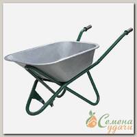 Тачка строительная одноколесная, сталь, 200 кг, 110 л, 0.8 мм, втулка D12 мм, без колес, Профи