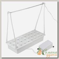 Светильник светодиодный для фотосинтеза, 10 Вт, IP65, с подставкой, для гидропоники, Uniel, ULT-P44N-10W/SPLE, UL-00011348