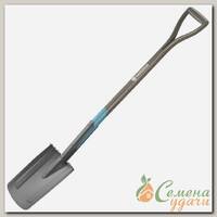 Лопата штыковая, металл, черенок деревянный, с рукояткой, Gardena, NatureLine, 17000-20.000.00