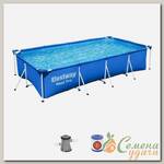 Бассейн каркасный Bestway, 400х211х81 см, Steel Pro, 56424, фильтр-насос, 5700 л