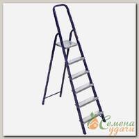 Стремянка 1 секция, 6 ступеней, сталь, 1.24 м, 150 кг, Alumet, М8406