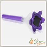 Фонарь садовый Uniel, Purple crocus USL-C-417/PT305, на солнечной батарее, грунтовый, пластик, 6х30.5 см